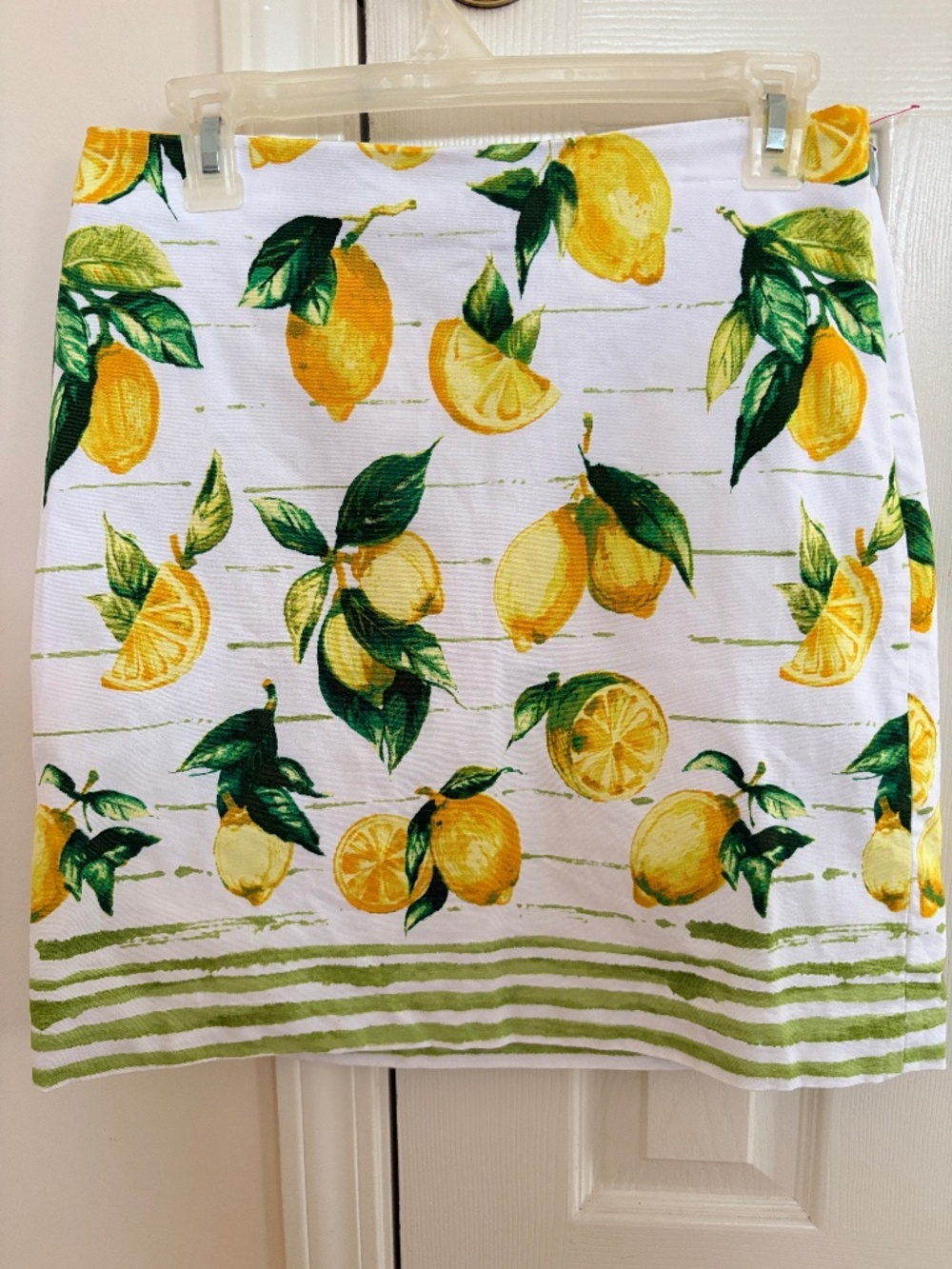 Talbots Canvas A-line Skirt.